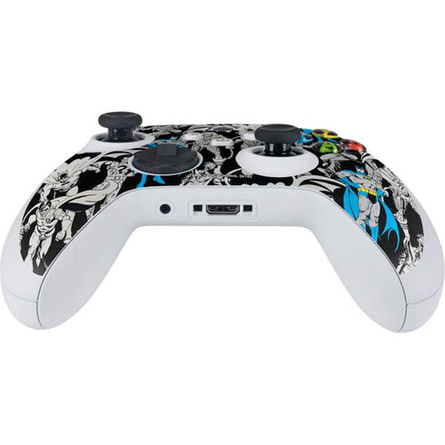 DC Comics Batman Characters Action Poses Print Xbox Series S Controller Skin